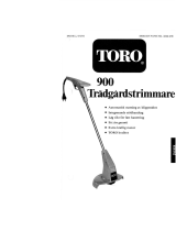 Toro 900 Electric Trimmer Användarmanual