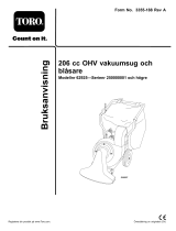 Toro 206cc OHV Vacuum Blower Användarmanual