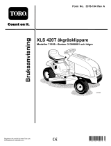 Toro XLS 420T Lawn Tractor Användarmanual