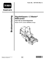 Toro Z Master 8000 Series Riding Mower, Användarmanual