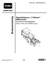 Toro Z Master 8000 Series Riding Mower, Användarmanual