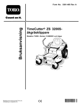 Toro TimeCutter ZS 3200S Riding Mower Användarmanual