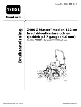 Toro Z400 Z Master, With 122cm 7-Gauge Side Discharge Mower Användarmanual