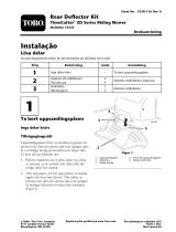 Toro Rear Deflector Kit, TimeCutter ZD Series Riding Mower Installationsguide