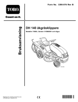 Toro DH 140 Lawn Tractor Användarmanual