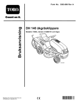 Toro DH 140 Lawn Tractor Användarmanual