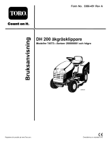Toro DH 200 Lawn Tractor Användarmanual