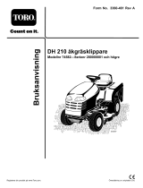 Toro DH 210 Lawn Tractor Användarmanual