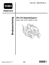 Toro DH 210 Lawn Tractor Användarmanual