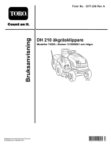 Toro DH 210 Lawn Tractor Användarmanual