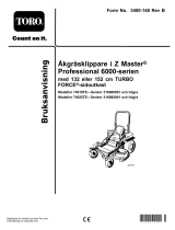 Toro Z Master Professional 6000 Series Riding Mower, Användarmanual