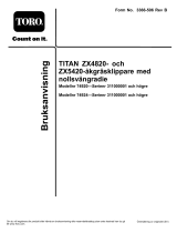 Toro TITAN ZX5420 Zero-Turn-Radius Riding Mower Användarmanual