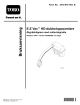 Toro E-Z Vac HD Twin Bagger, Zero Turn Radius Riding Mower Användarmanual