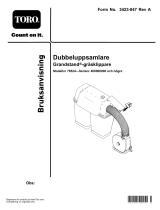 Toro Twin Bagger, Grandstand Mower Användarmanual