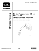 Toro 48in E-Z Vac Bagger, Z400 Series Z Master Mowers Användarmanual