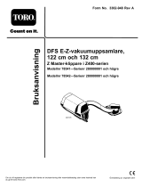 Toro 48in DFS E-Z Vac Collection System, Z400 Series Z Master Mowers Användarmanual