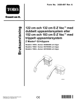 Toro 60in E-Z Vac Triple Bagging System, Z Master G3 Mower Användarmanual