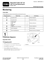 Toro 50in Recycler Kit, 2007 and After Riding Mower Installationsguide