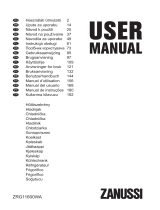Zanussi ZRG11600WA Användarmanual