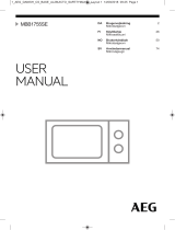 AEG MBB1755SEM Användarmanual