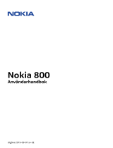 Nokia 800 Användarguide