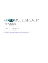 ESET Mobile Security for Android Användarguide