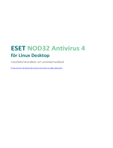 ESET NOD32 Antivirus for Linux Desktop Användarguide