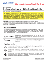 Christie LWU650-APS Användarmanual