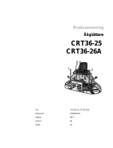 Wacker Neuson CRT36-26A Användarmanual