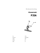 Wacker Neuson P35A EU Användarmanual