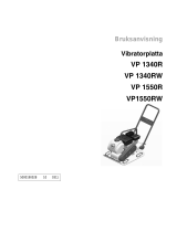 Wacker Neuson VP1550R Användarmanual