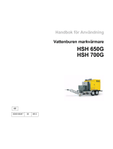 Wacker Neuson HSH700G Användarmanual