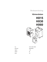 Wacker Neuson HX60 Användarmanual