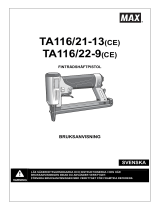 Max TA116A/22-9(CE) Bruksanvisning