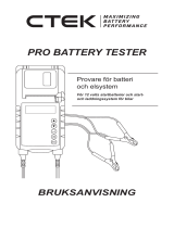 CTEK PRO Battery Tester Bruksanvisning