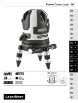 Laserliner PowerCross Laser 5G Bruksanvisning