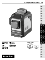 Laserliner CompactPlane-Laser 3D Set Bruksanvisning
