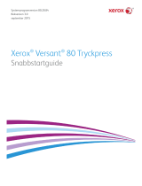 Xerox Versant 80 Användarguide