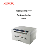 Xerox 3119 Användarguide