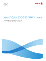 Xerox Color 550/560/570 Användarguide