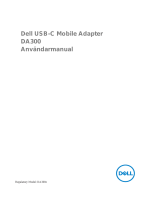 Dell USB-C Mobile Adapter - DA300 Användarguide