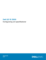 Dell G3 15 3500 Snabbstartsguide