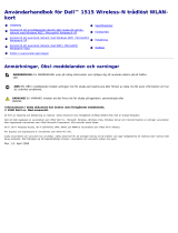 Dell Wireless 1515 Wireless-N WLAN Card Användarguide