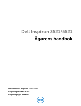 Dell Inspiron 3521 Bruksanvisning