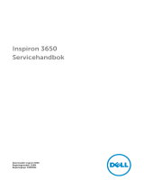 Dell Inspiron 3650 Användarmanual