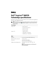 Dell Inspiron 560 Användarguide