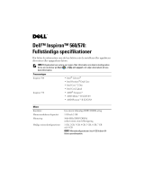 Dell Inspiron 570 Användarguide