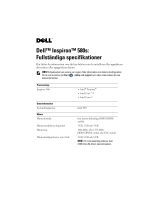 Dell Inspiron 580S Användarguide