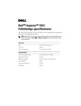 Dell Inspiron Mini 10 1012 Användarguide