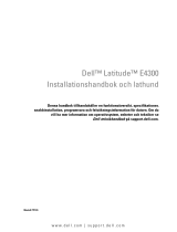 Dell Latitude E4300 Snabbstartsguide
